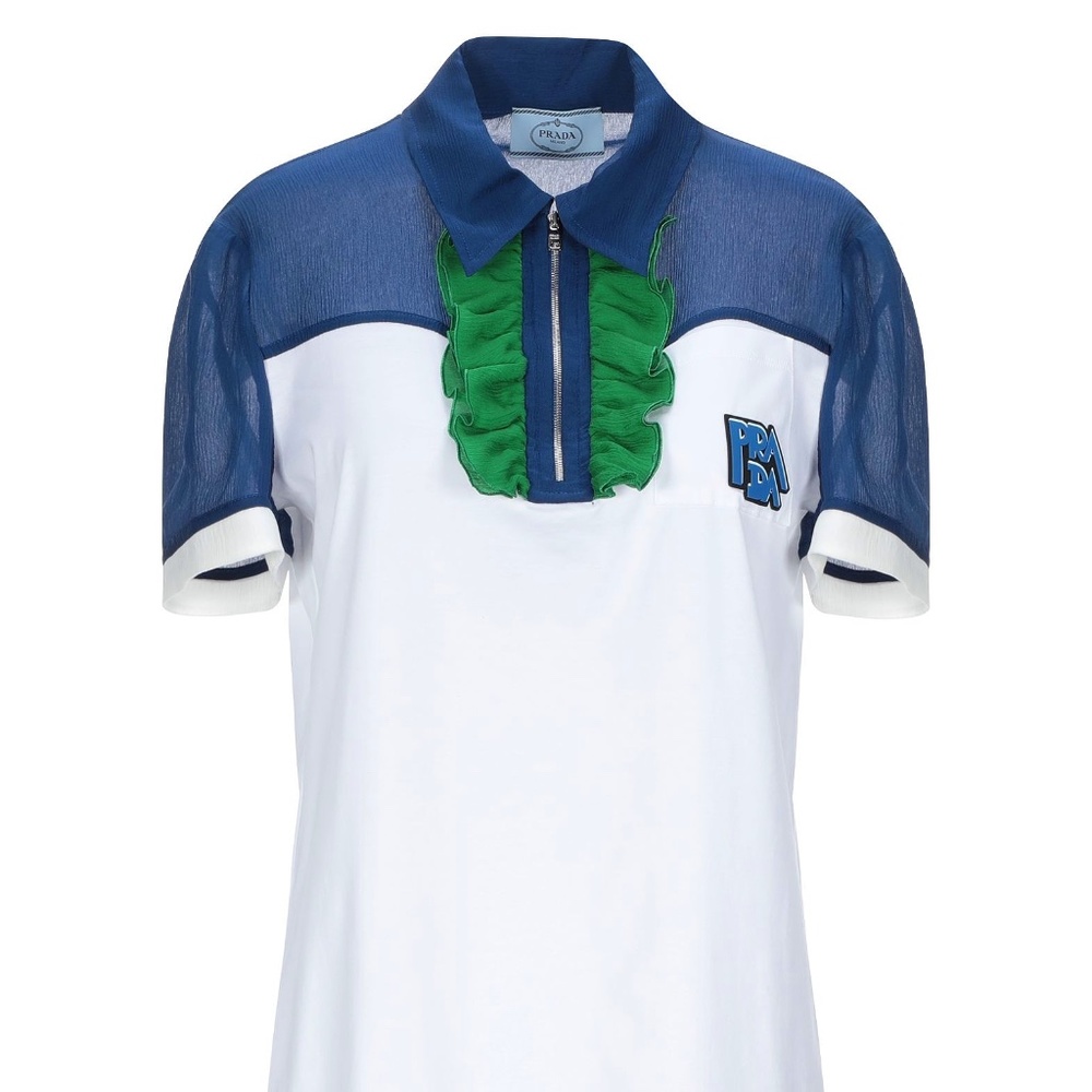 New Prada Silk Logo Shirt